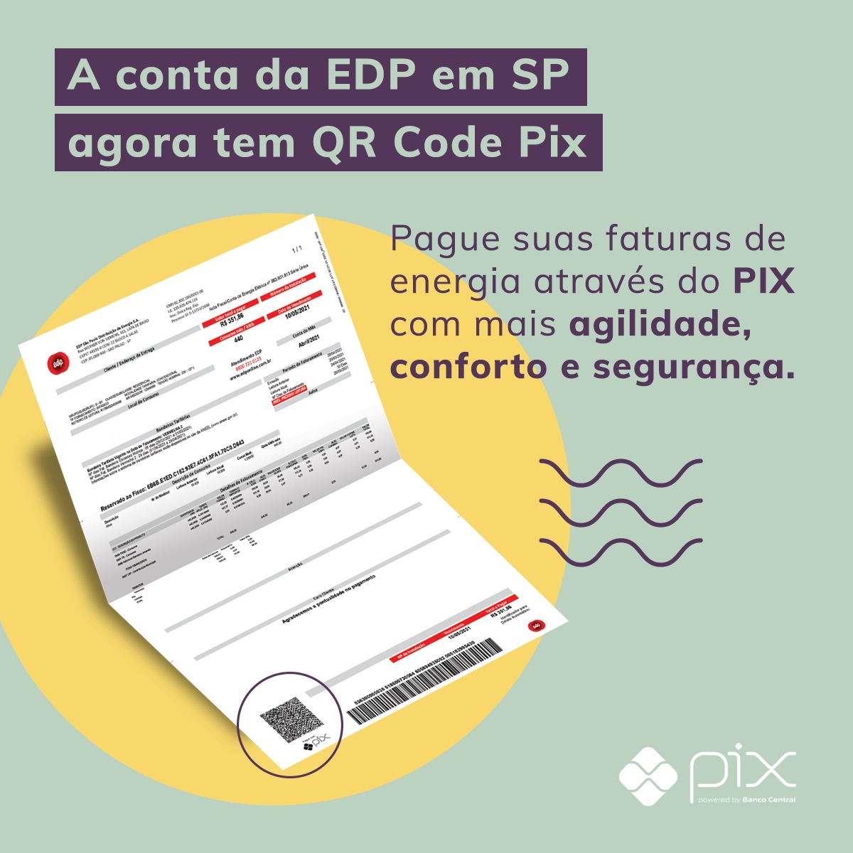 Contas De Energia Da EDP Terão QR Code Para Pagamento Por PIX - Jornal ...