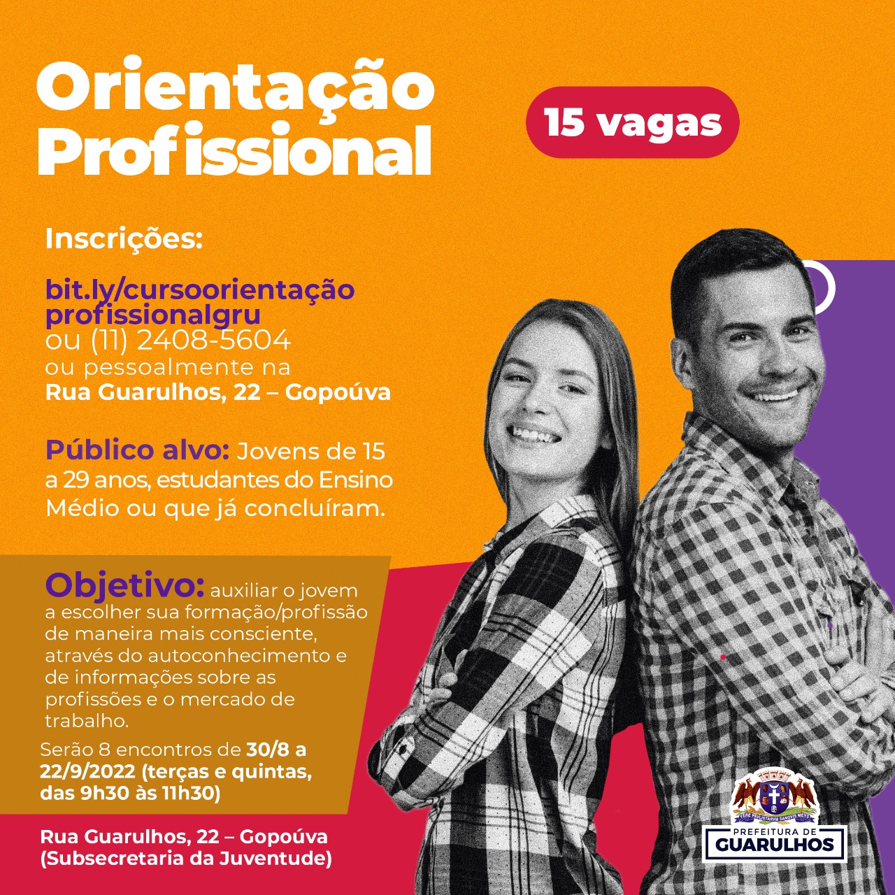 Prefeitura Recebe Inscrições De Jovens Para Orientação Profissional Até ...